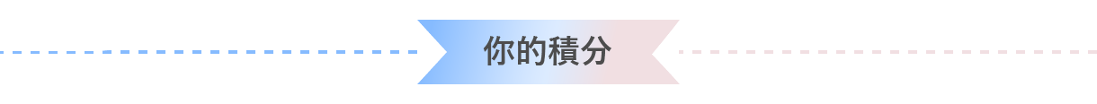 你的積分