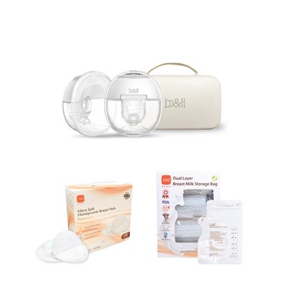 b&h Athena 醫院級 穿戴式免提電動奶泵套裝