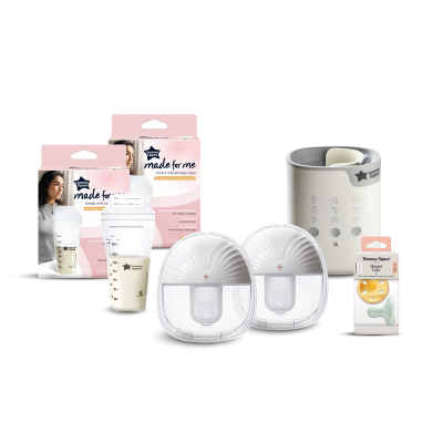 Tommee Tippee母乳必備套裝 (穿戴式吸乳器)