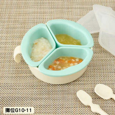 EDISONmama 嬰兒輔食旋轉餐盤套裝(連餵食匙) 