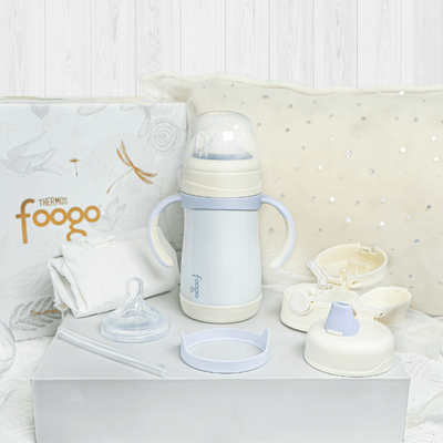 Foogo真空保溫奶瓶禮盒套裝 