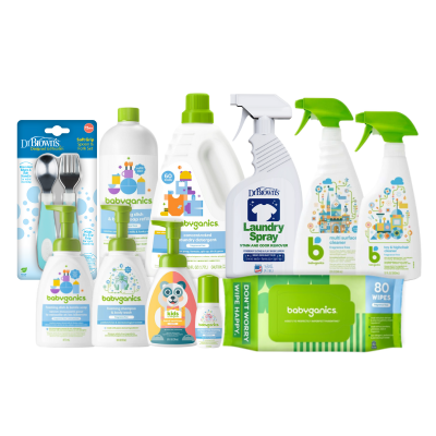 Dr. Brown's及babyganics初生嬰兒必備優惠套裝