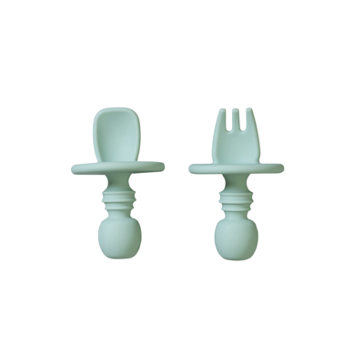 SARO BABY NORDIC CUTLERY 「北歐海浪」系列迷你矽膠叉匙