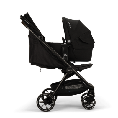 Nuna TRVL lx 輕量自動收摺嬰兒推車及 LYTL carry cot 手提睡籃套裝
