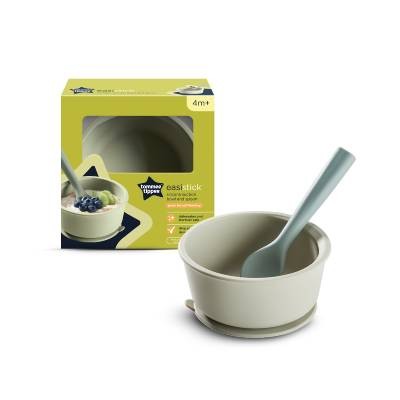 Tommee Tippee Easistick 防滑吸盤矽膠碗連匙