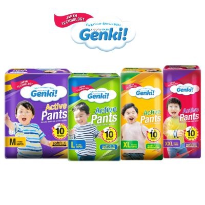 nepia Genki!柔軟活力嬰兒學習褲低至$85.5包