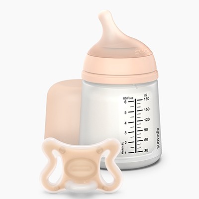 SUAVINEX ZERO ZERO 母乳餵養奶樽初生套裝(180毫升,安撫奶嘴)