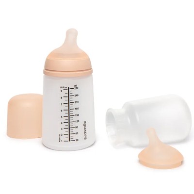 Suavinex - Zero Zero 防脹氣仿母乳奶瓶 中流速套裝 (270 ml / 3M+)