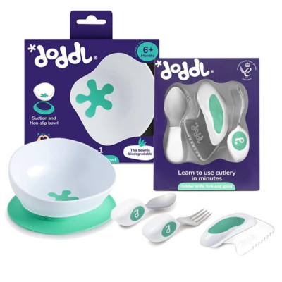 Doddl 餐具3件套裝 -刀叉匙+碗
