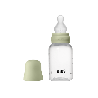 BIBS PP 奶樽 150ML 慢流量草綠色/ 270ML 中流量象牙色 ($99/2件)