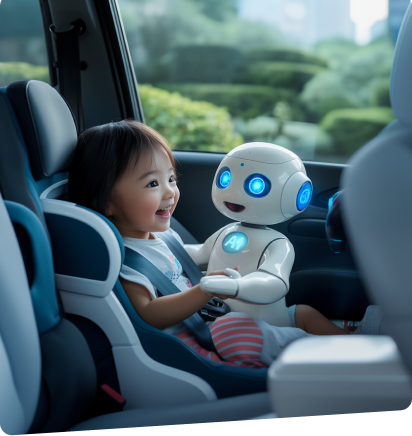 Child with Robot