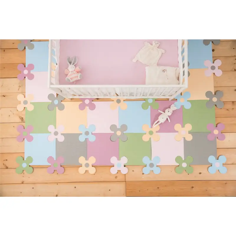 NIDO NIDO 花草系列巧拼花朵地墊32片裝 173X135X1.3CM