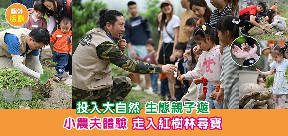 親子活動|投入大自然 生態親子遊 小農夫體驗 走入紅樹林尋寶 親子活動|投入大自然 生態親子遊 小農夫體驗 走入紅樹林尋寶